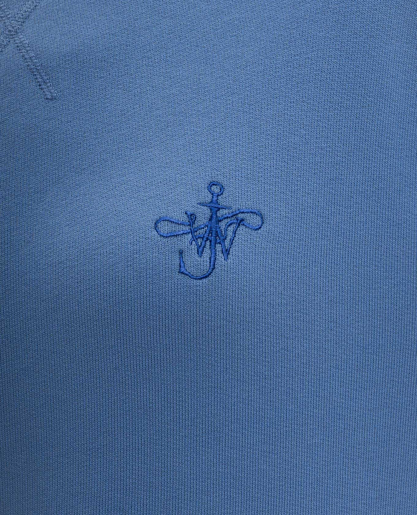 Blue sweatshirt with monogram embroidery JW Anderson, Light blue
Blue sweatshirt with monogram embroidery JW Anderson, Light blue