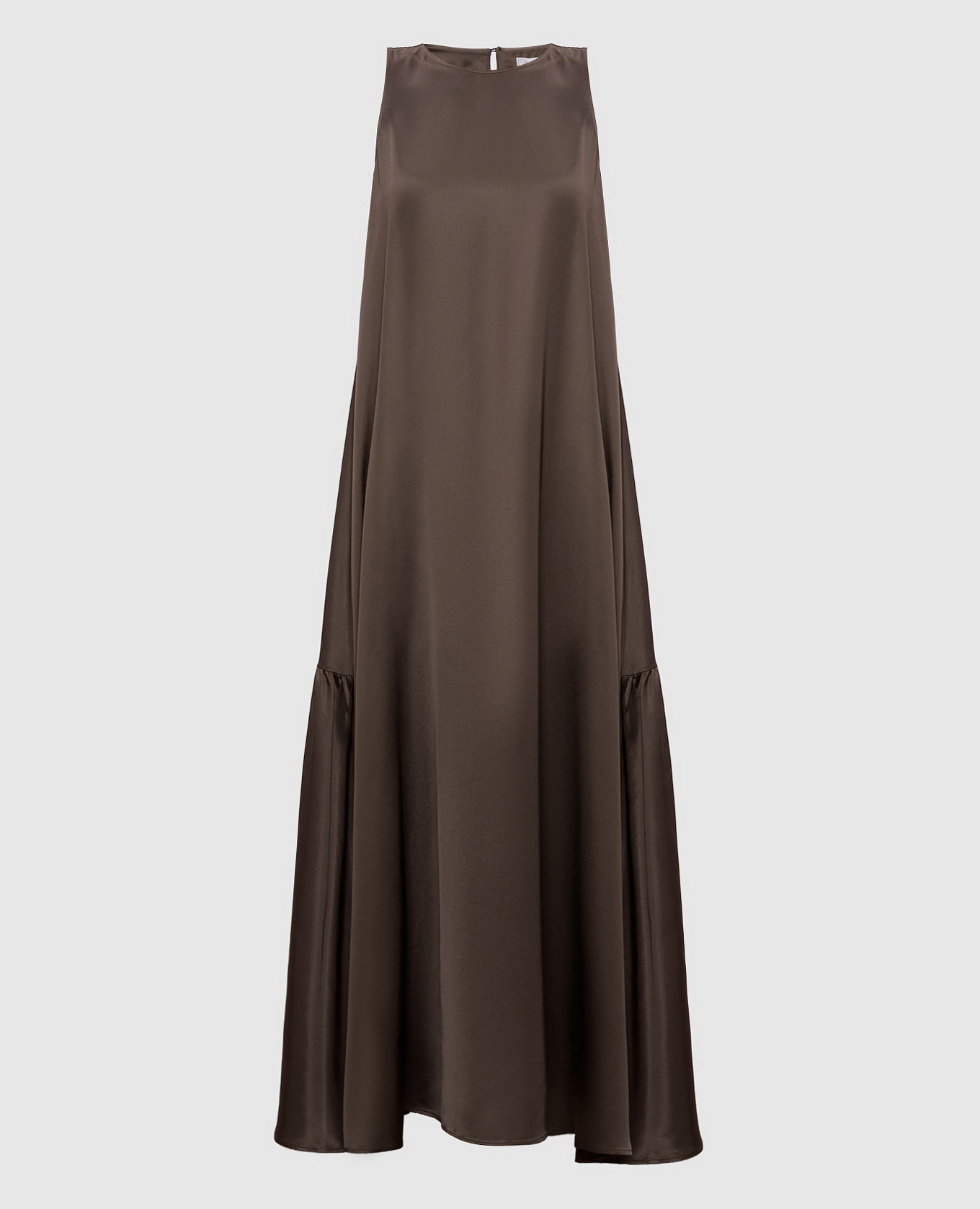 Brown maxi dress with monil chain Peserico
Brown maxi dress with monil chain Peserico