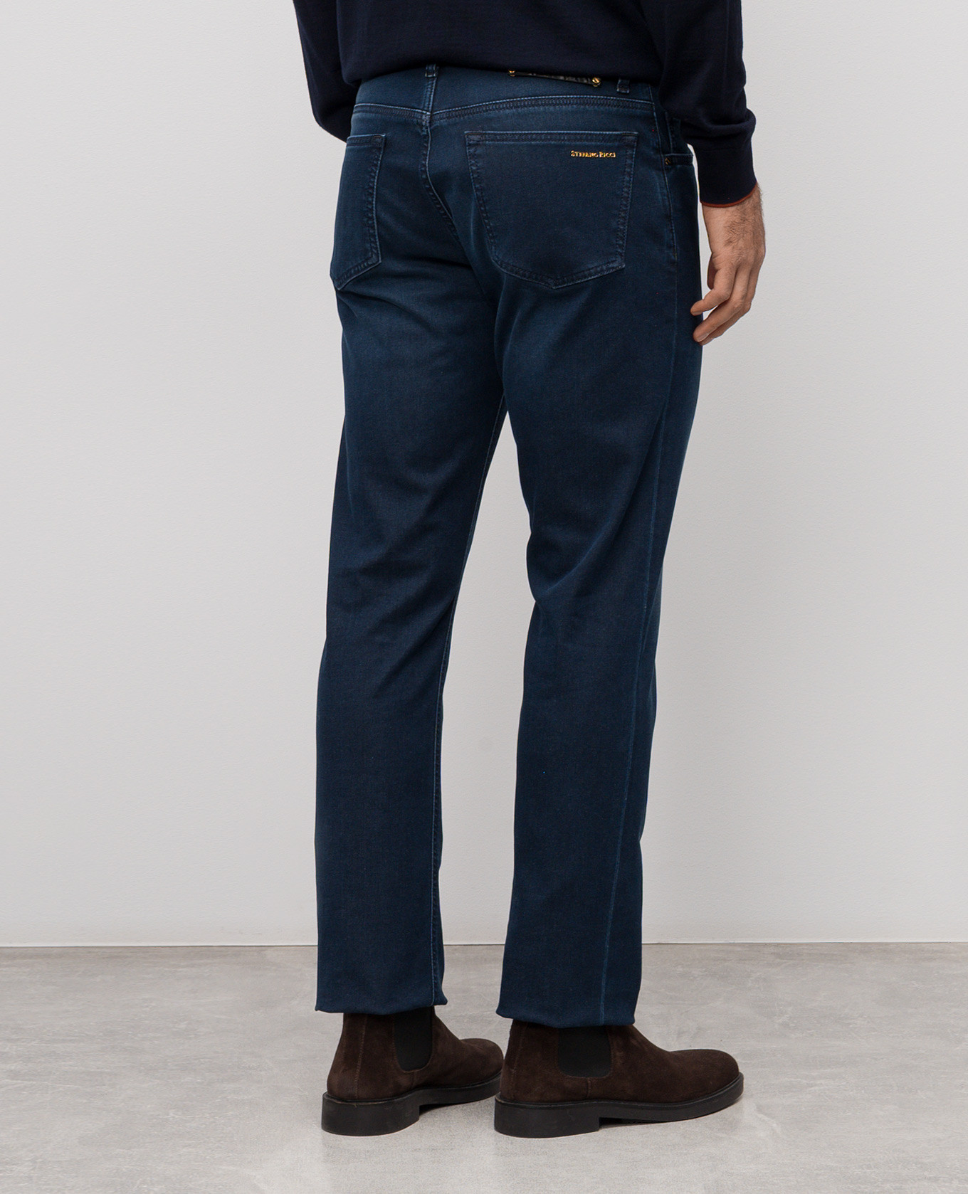 Blue jeans with a worn effect Stefano Ricci, Navy blue
Blue jeans with a worn effect Stefano Ricci, Navy blue