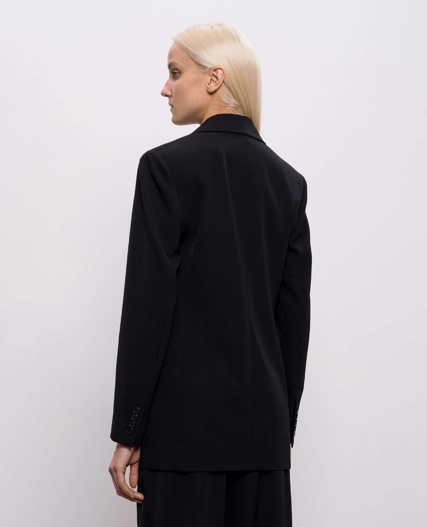 Black Delvin wool jacket The Row
Black Delvin wool jacket The Row