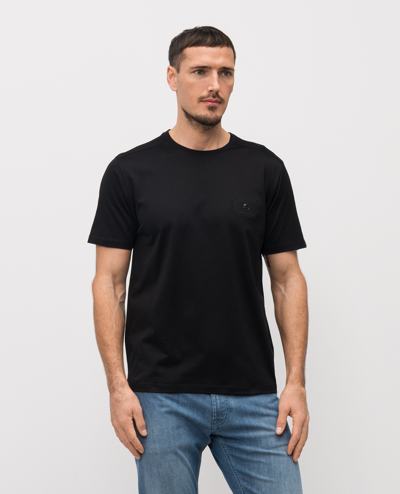 Black T-shirt with logo Stefano Ricci
Black T-shirt with logo Stefano Ricci