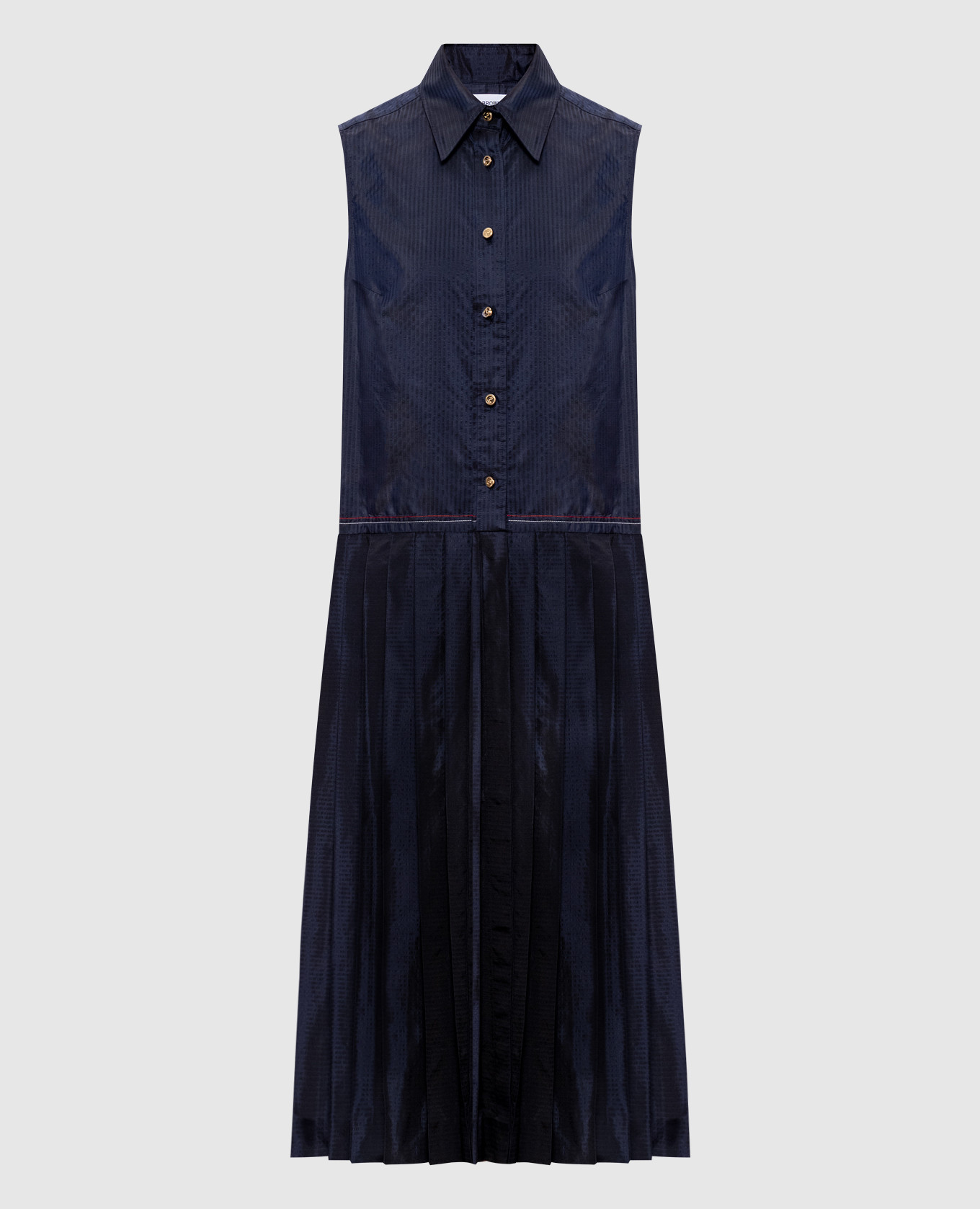 Blue silk shirt dress Thom Browne
Blue silk shirt dress Thom Browne