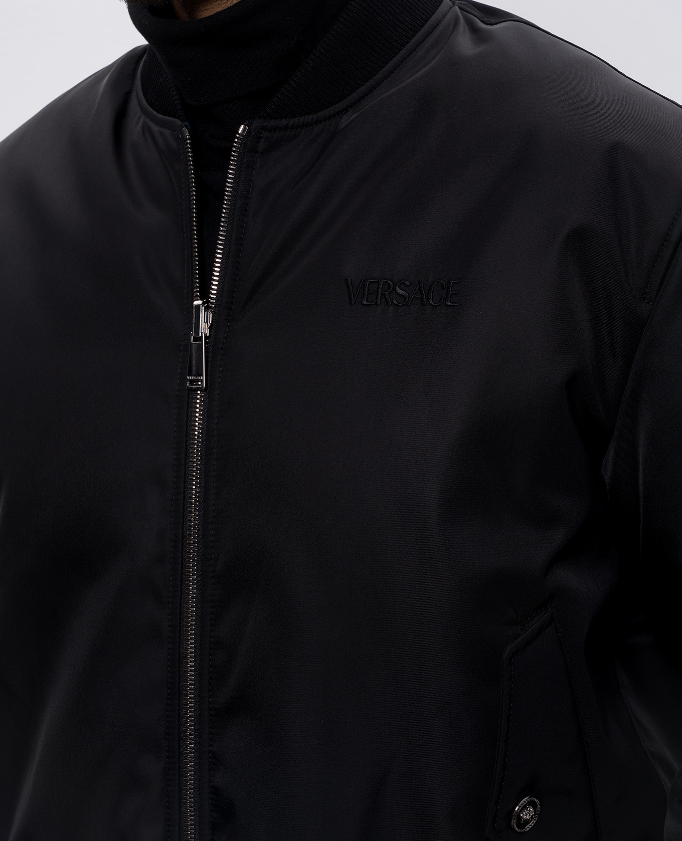 Reversible bomber jacket Versace, Black
Reversible bomber jacket Versace, Black