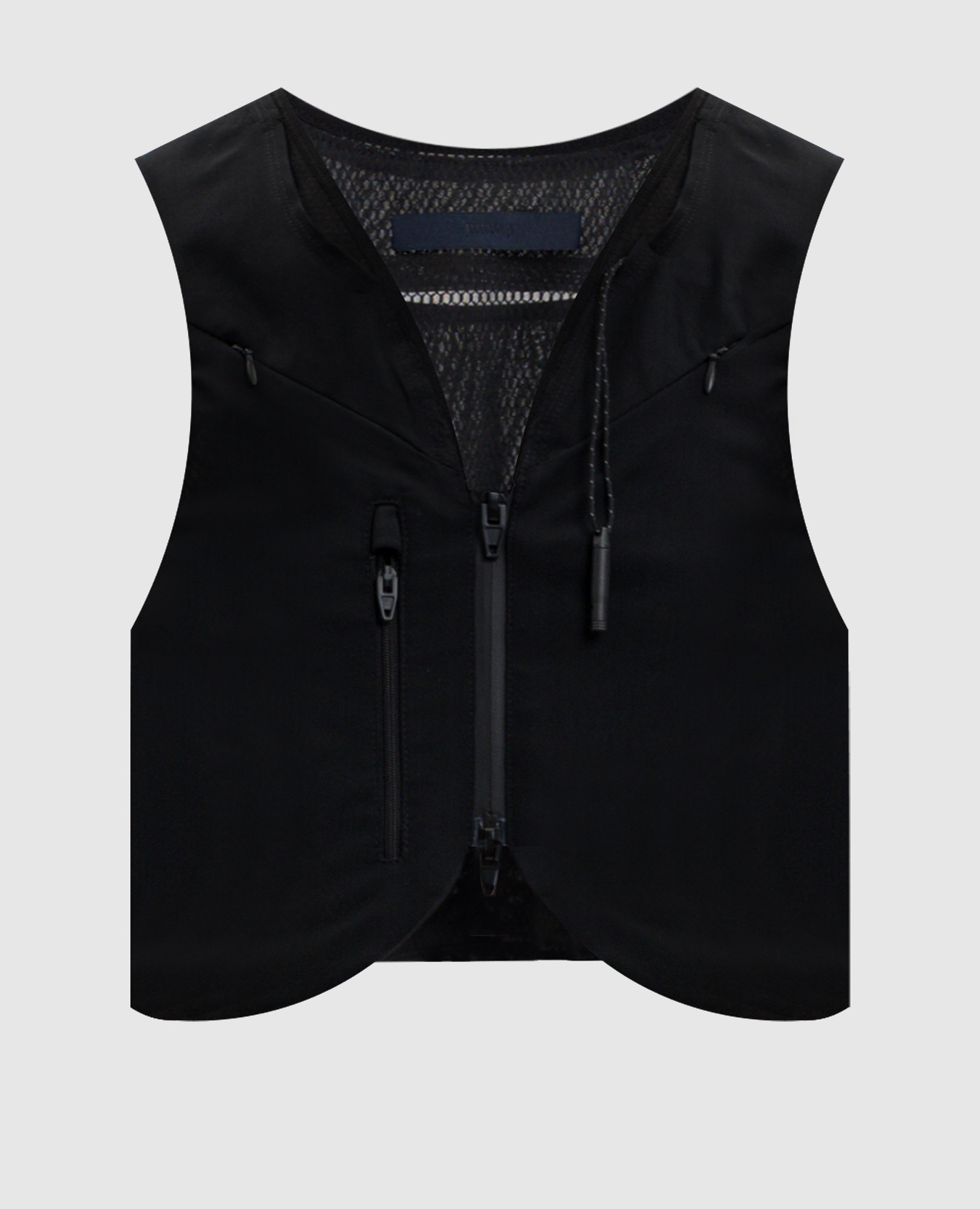 Black zippered vest Juun.j
Black zippered vest Juun.j
