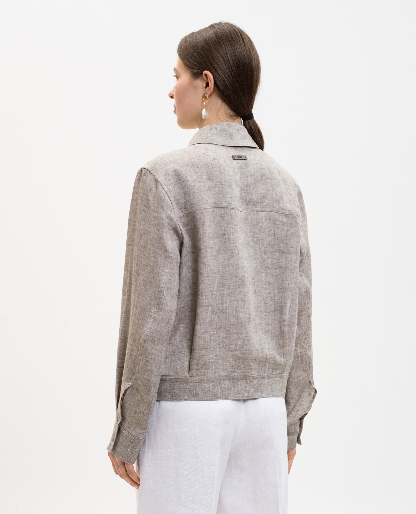 Beige linen jacket Peserico
Beige linen jacket Peserico