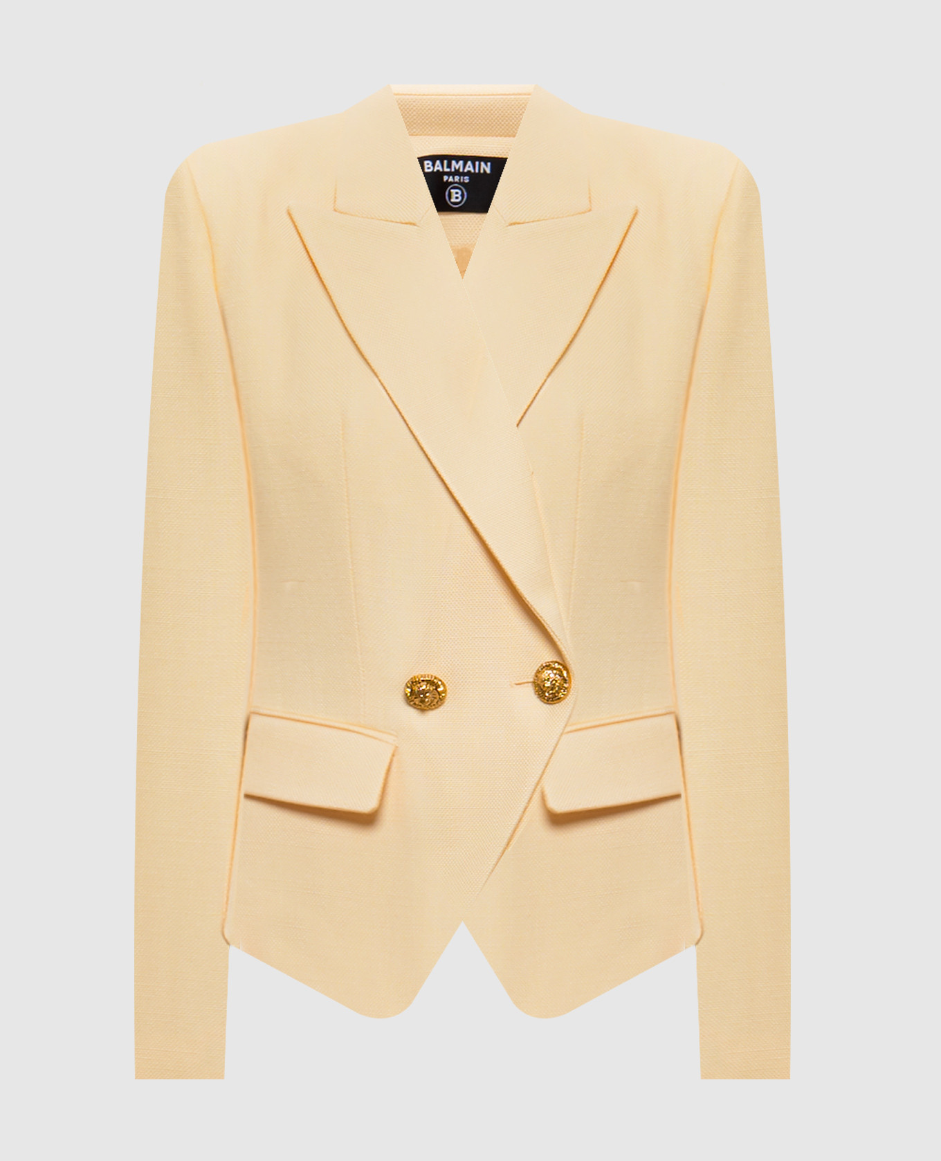 Yellow double-breasted jacket Balmain
Yellow double-breasted jacket Balmain