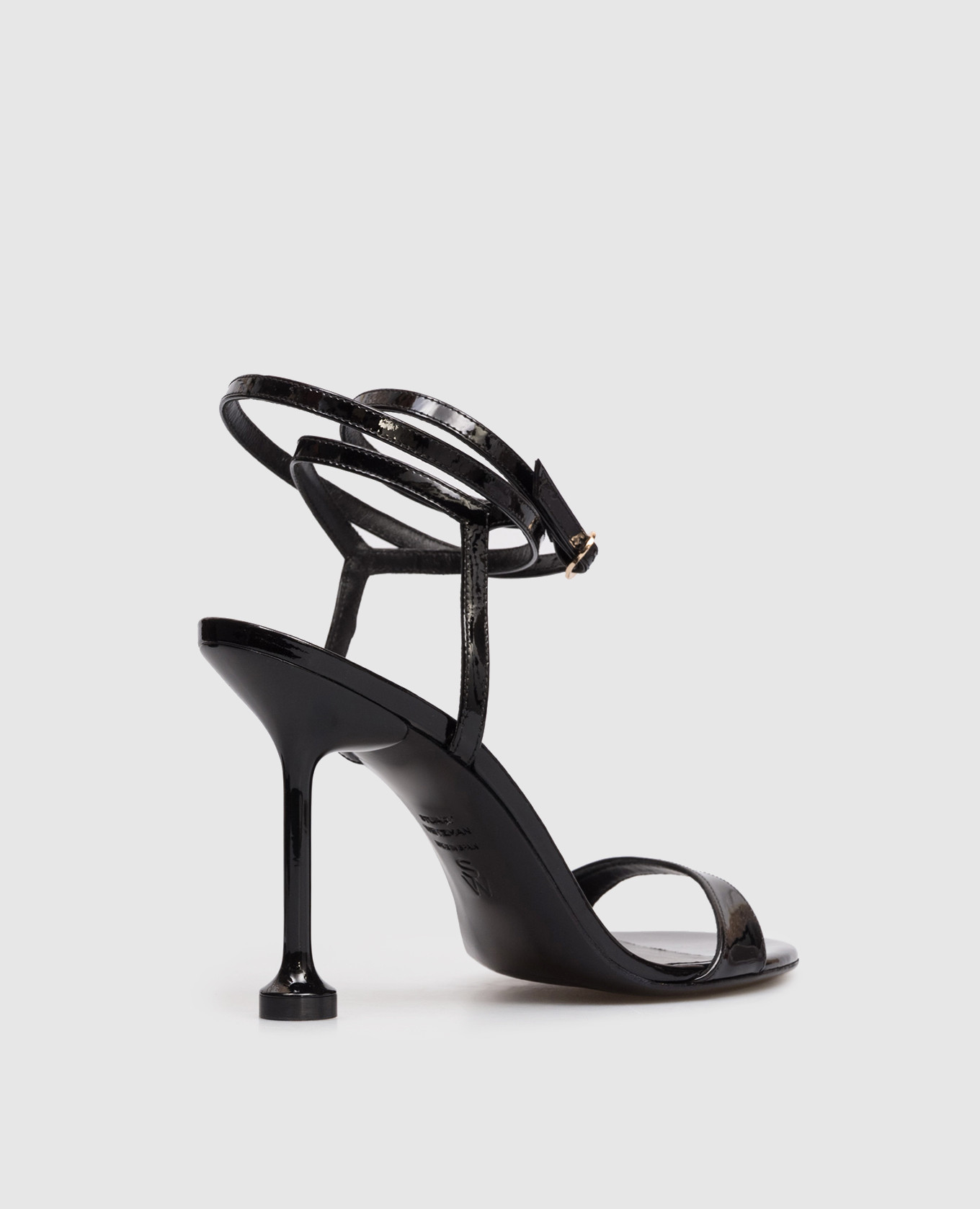 Nudistini black patent leather sandals Stuart Weitzman
Nudistini black patent leather sandals Stuart Weitzman