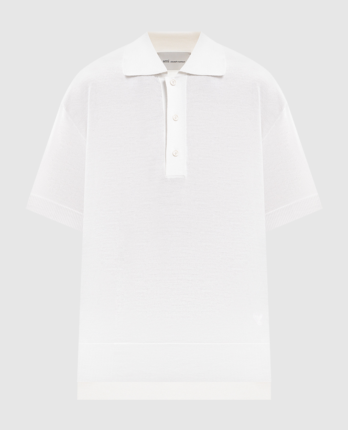 Ivory polo shirt with embroidered emblem Ami Paris, Beige
Ivory polo shirt with embroidered emblem Ami Paris, Beige