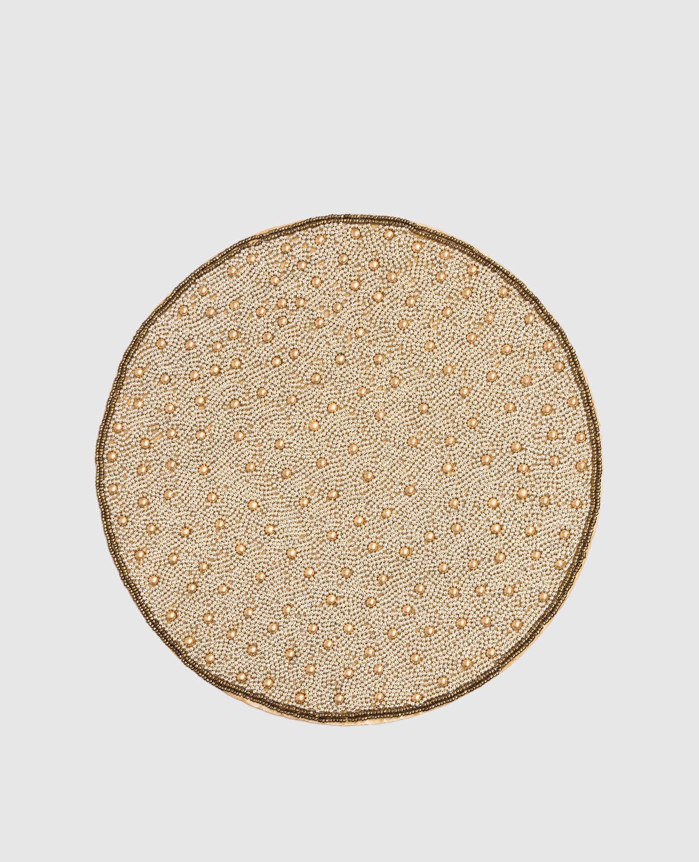 Set of golden decorative beaded table mats Palais Royal
Set of golden decorative beaded table mats Palais Royal