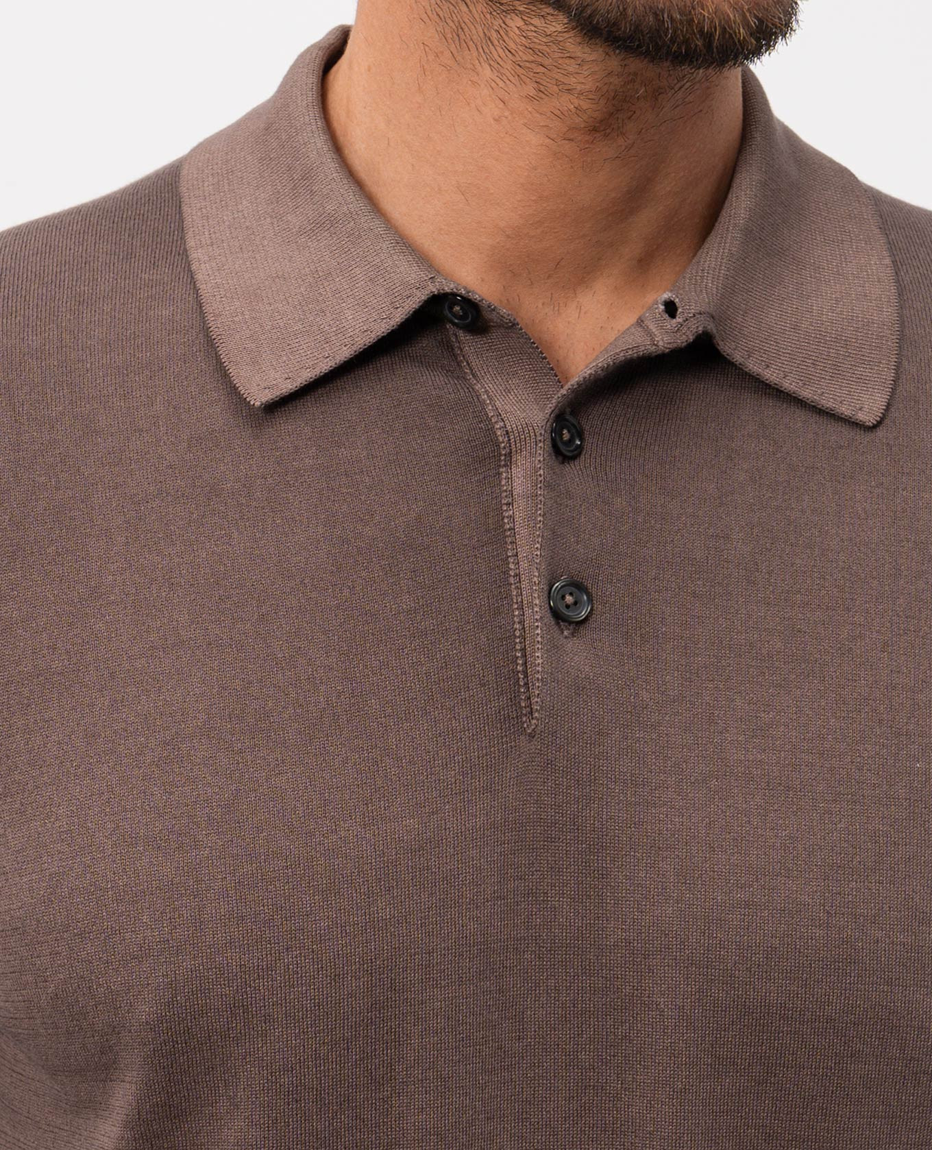 Brown cotton polo shirt Cashmere&Whiskey
Brown cotton polo shirt Cashmere&Whiskey