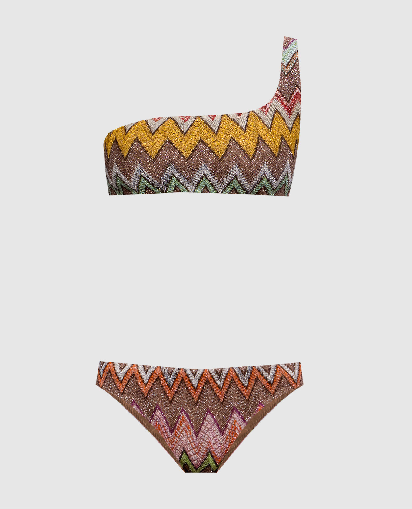 One-shoulder swimsuit with pattern Missoni, Beige
One-shoulder swimsuit with pattern Missoni, Beige