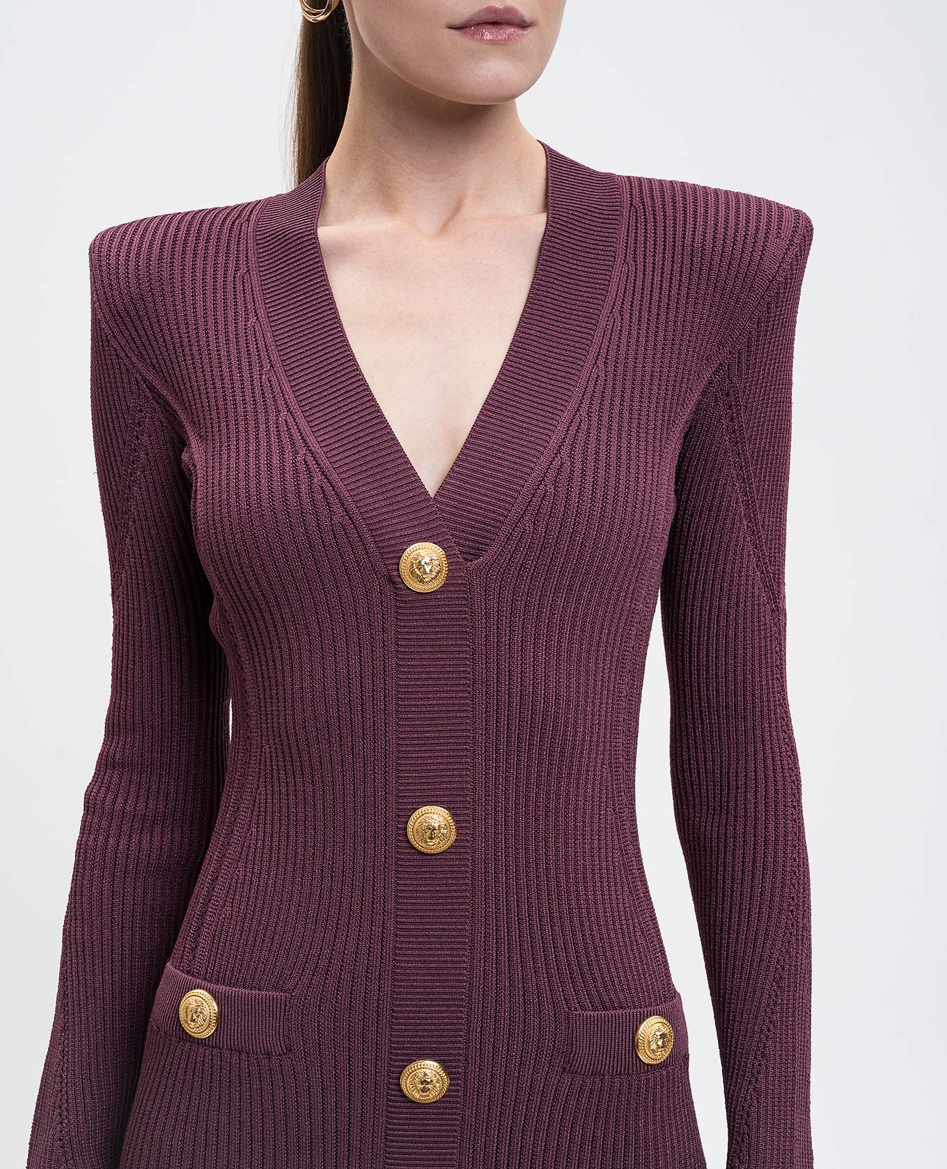 Purple dress Balmain, Violet
Purple dress Balmain, Violet