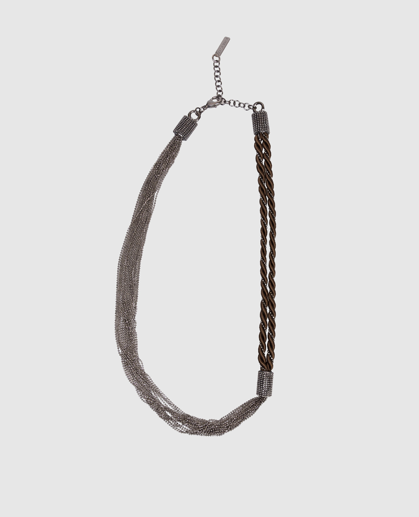 Brown necklace with monil chain Peserico
Brown necklace with monil chain Peserico