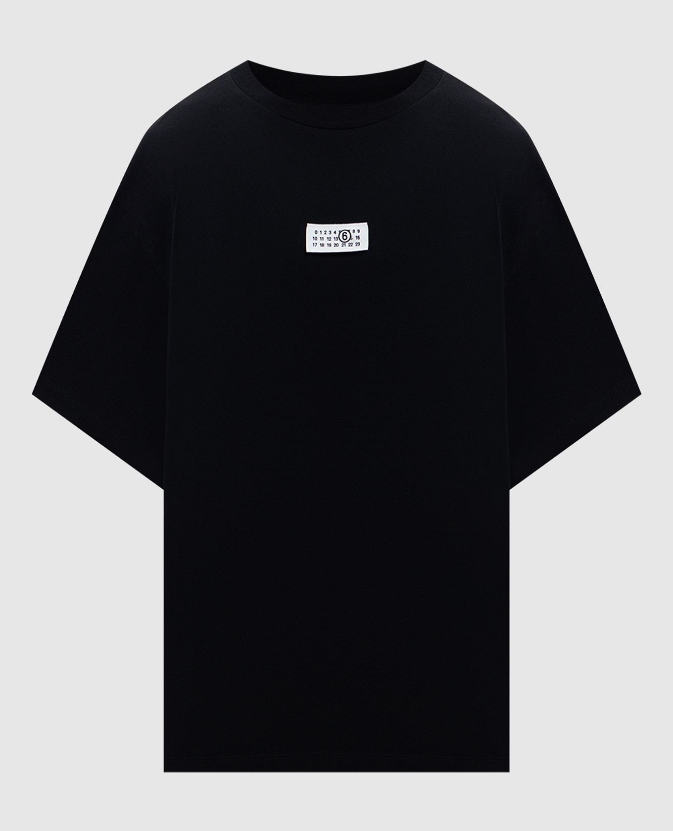 Black T-shirt with logo patch Maison Margiela MM6
Black T-shirt with logo patch Maison Margiela MM6