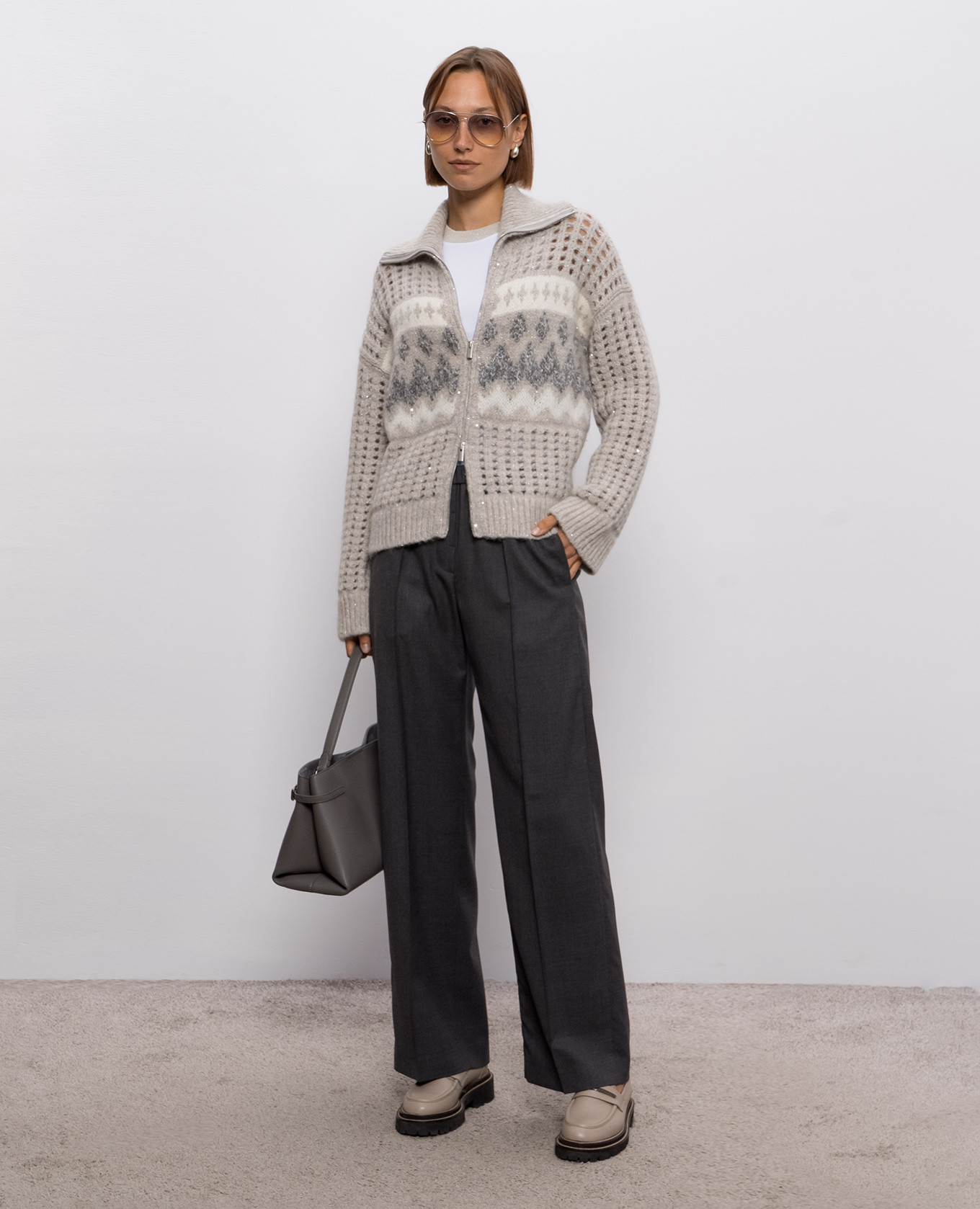 Gray wool pants Peserico, Grey
Gray wool pants Peserico, Grey