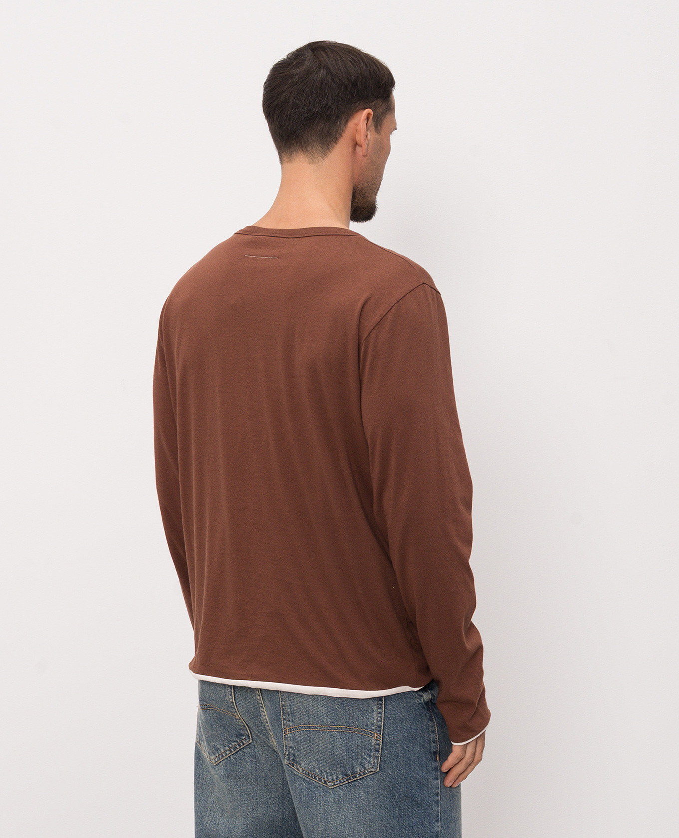 Brown long sleeve with logo print Maison Margiela MM6
Brown long sleeve with logo print Maison Margiela MM6