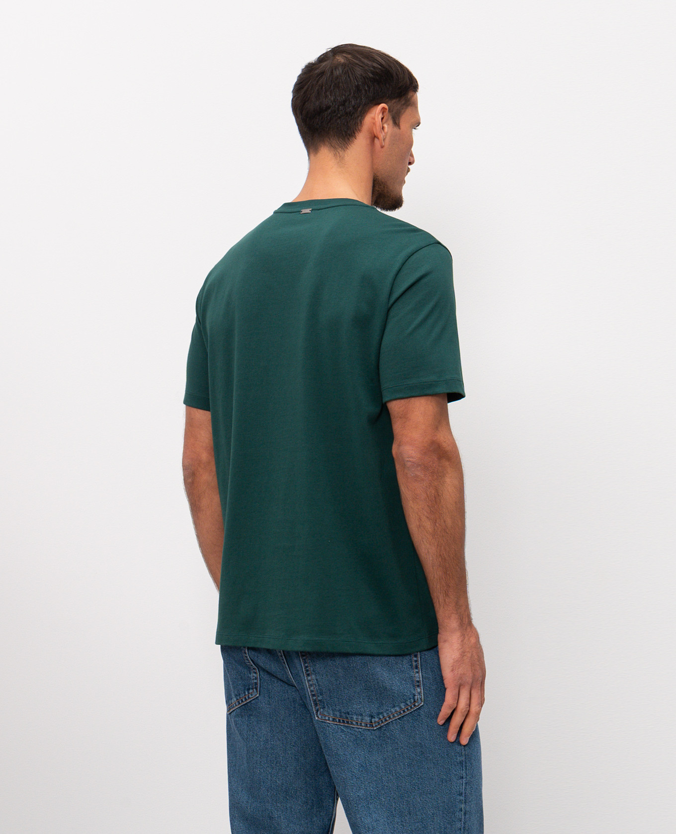 Green T-shirt with embroidered logo Herno
Green T-shirt with embroidered logo Herno