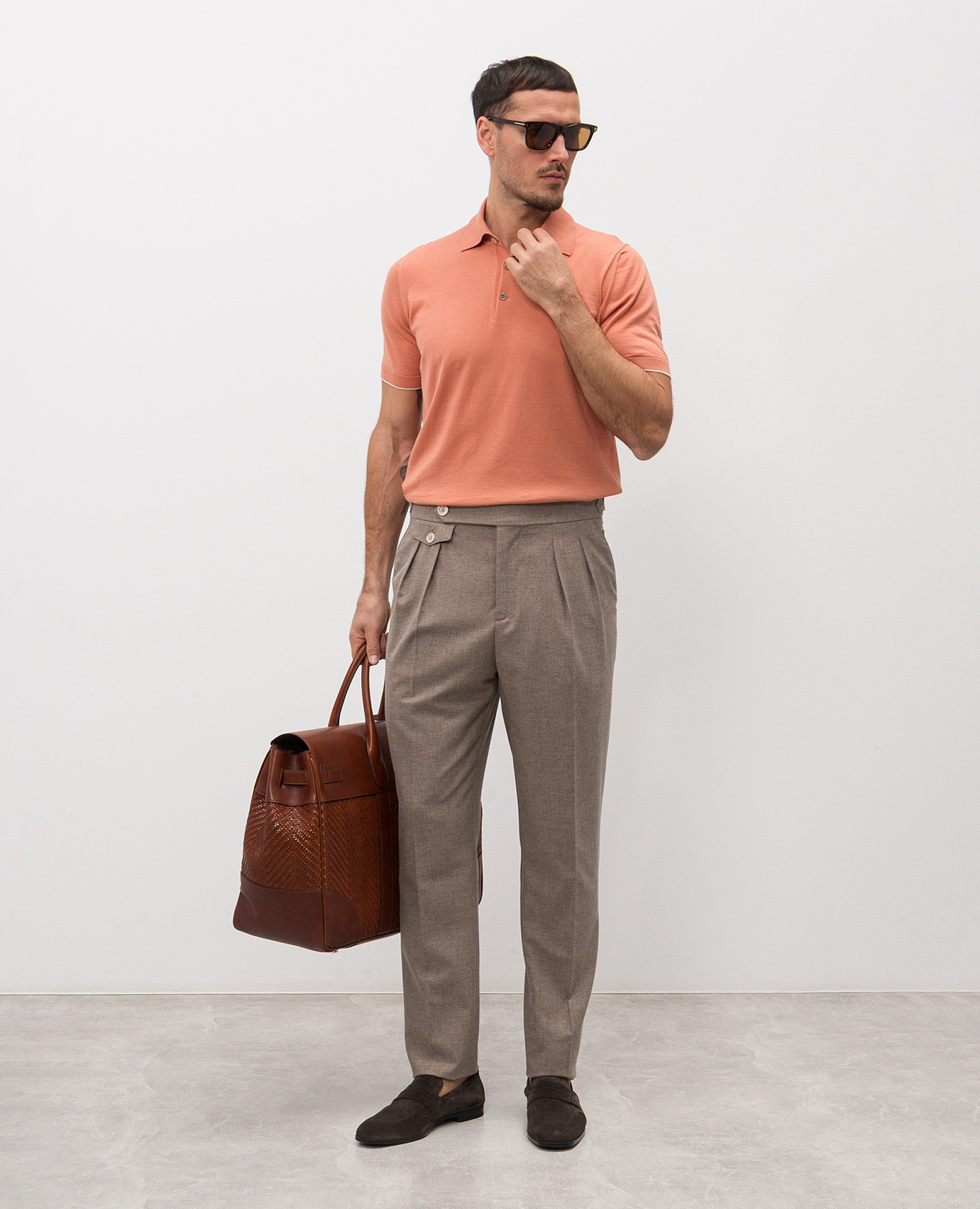 Orange polo Brunello Cucinelli
Orange polo Brunello Cucinelli