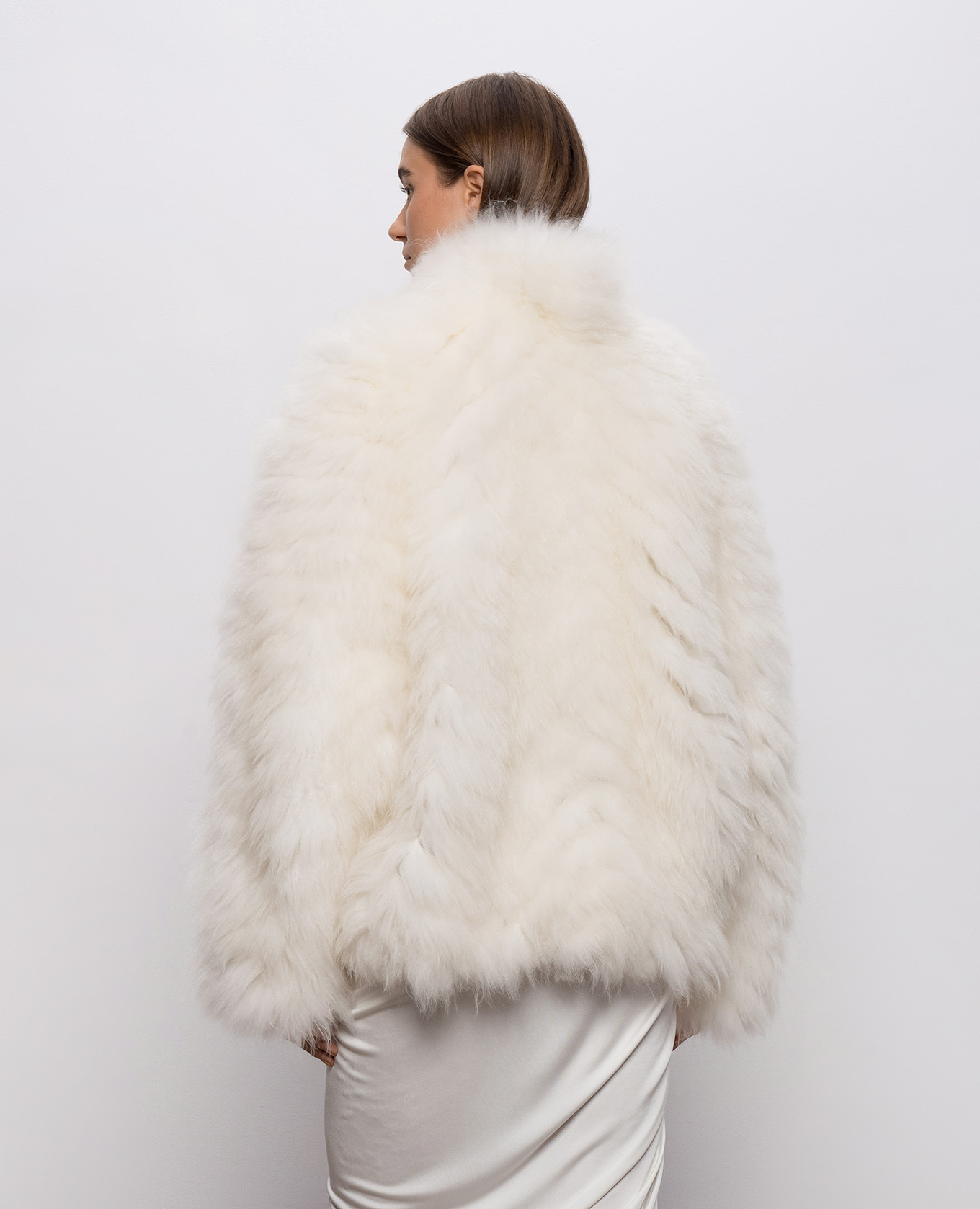 Falk ivory goat fur coat Simonetta Ravizza, Beige
Falk ivory goat fur coat Simonetta Ravizza, Beige