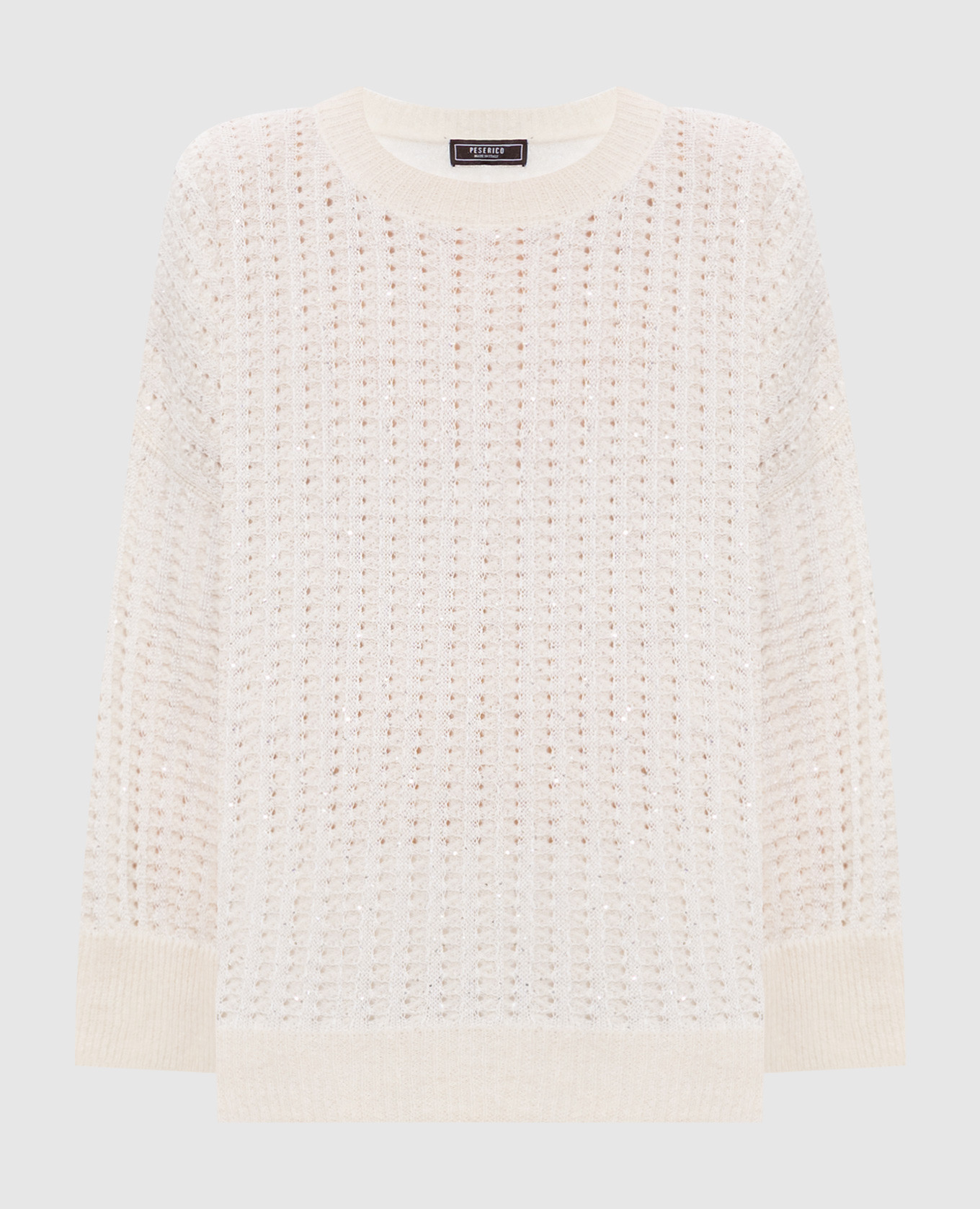 White alpaca wool sweater Peserico
White alpaca wool sweater Peserico