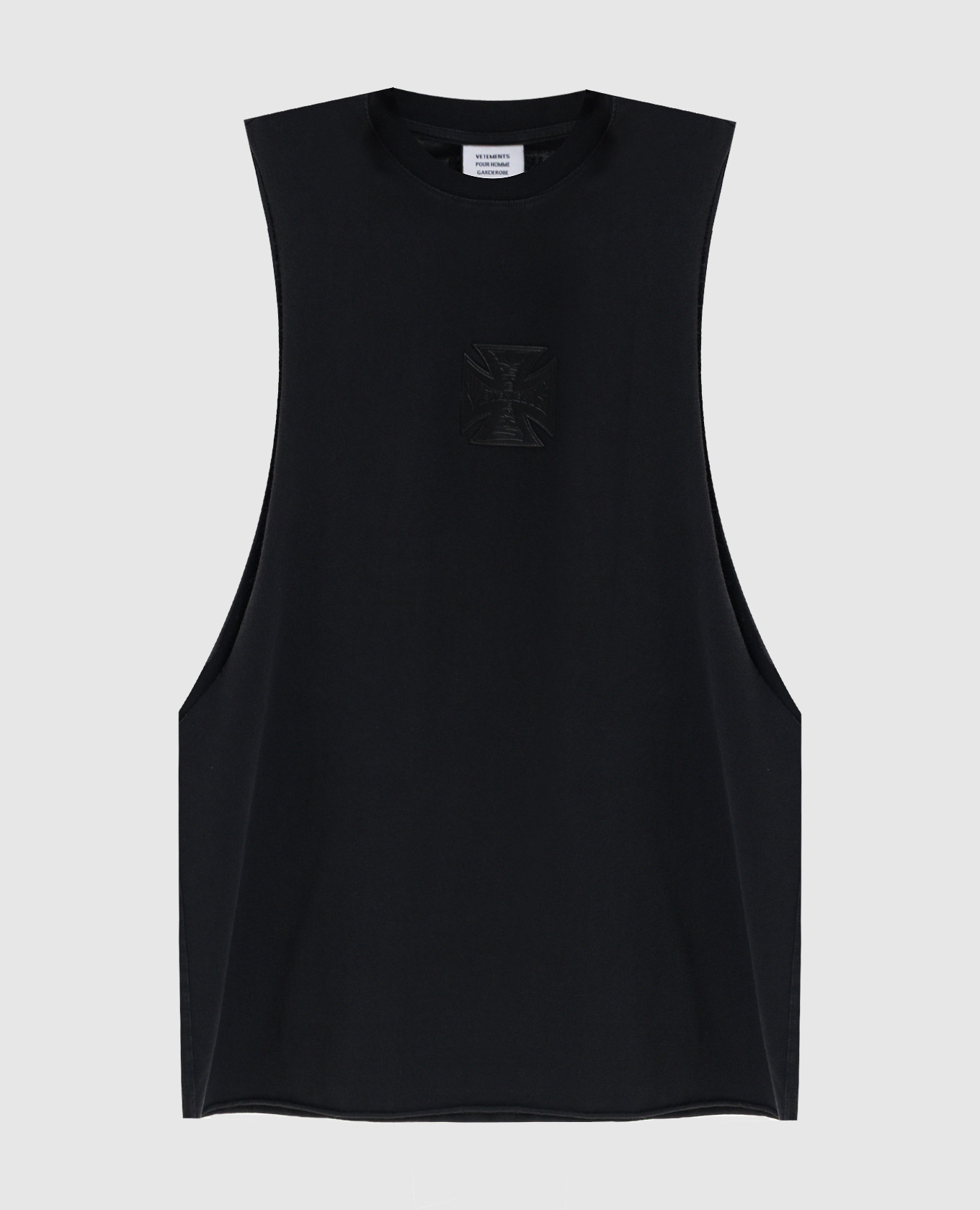 Black T-shirt with a patch Vetements
Black T-shirt with a patch Vetements