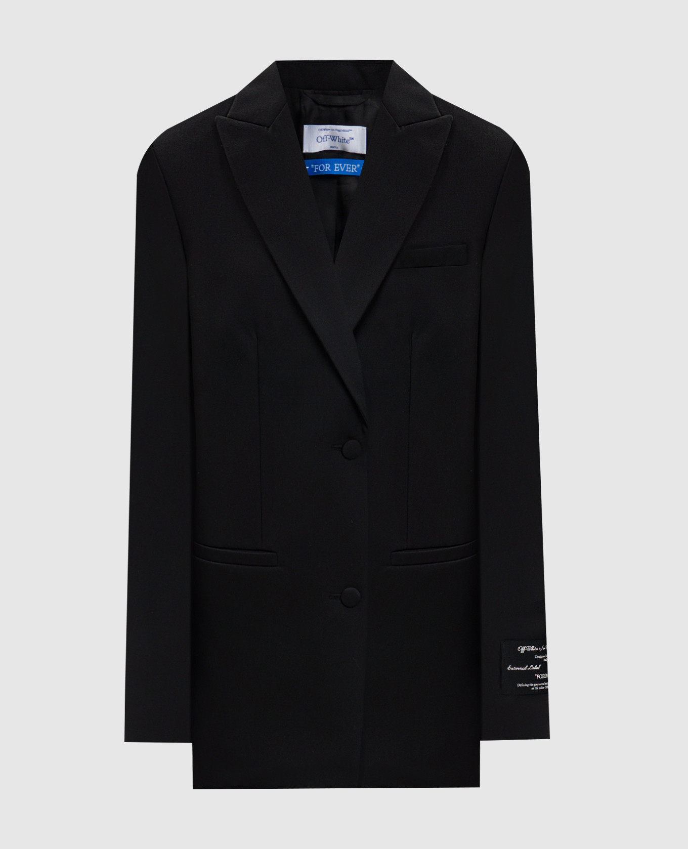 Black wool jacket with patch Off-White
Black wool jacket with patch Off-White