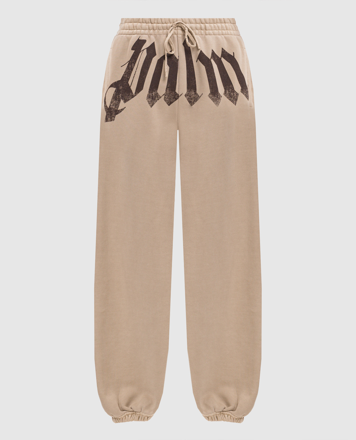 Beige joggers with logo print Palm Angels
Beige joggers with logo print Palm Angels