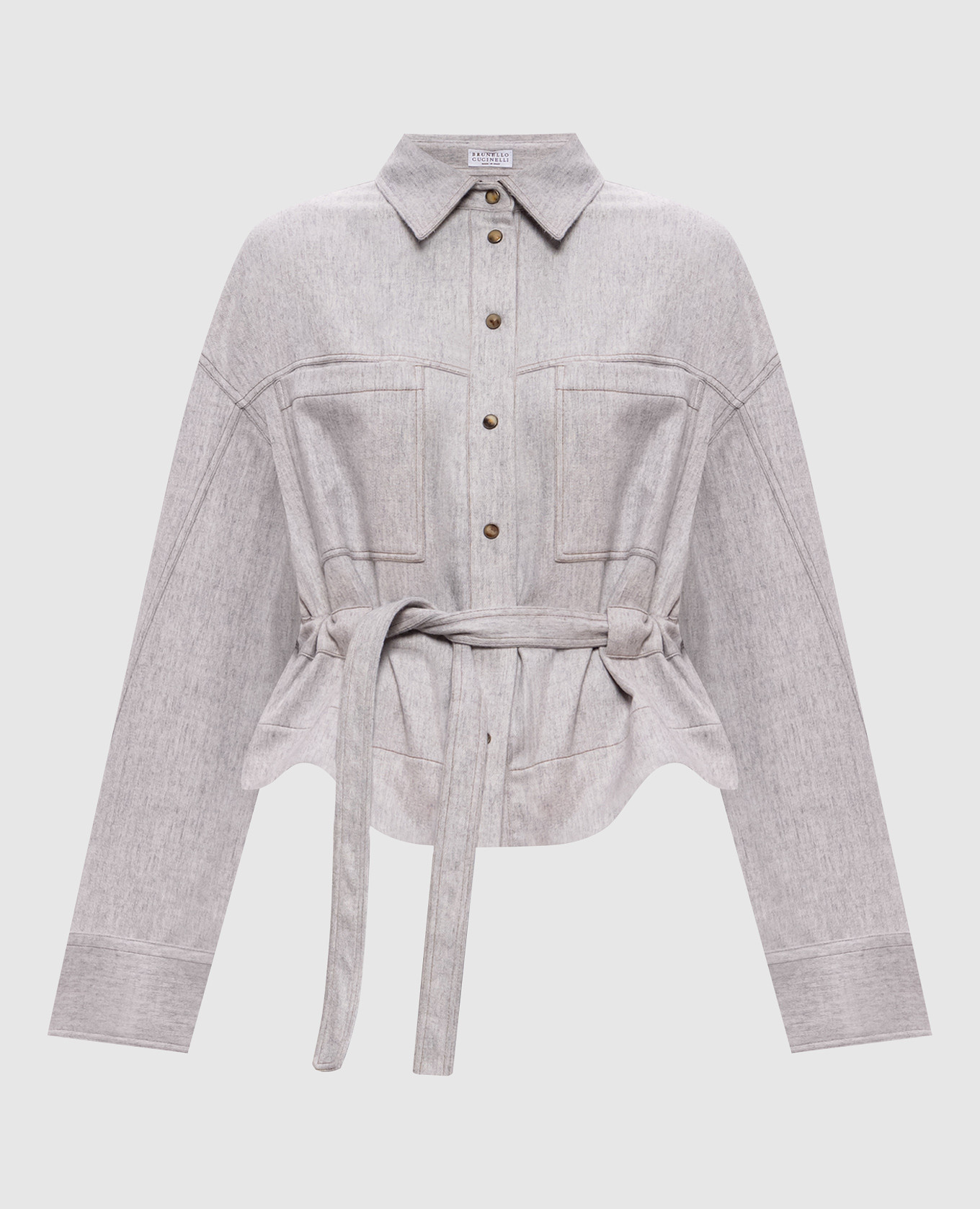 Gray wool jacket Brunello Cucinelli, Grey
Gray wool jacket Brunello Cucinelli, Grey