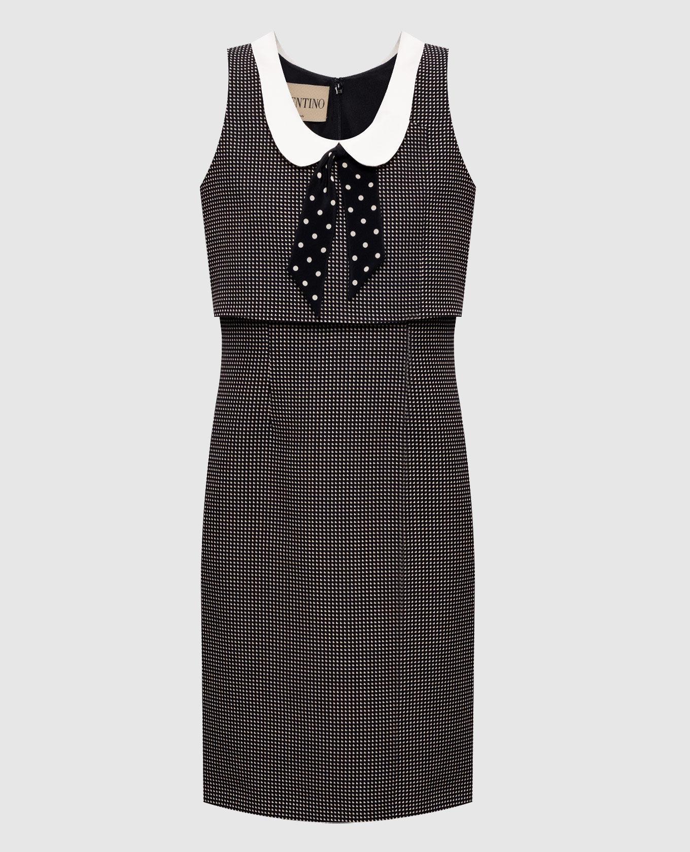 Black wool and silk patterned dress Valentino
Black wool and silk patterned dress Valentino