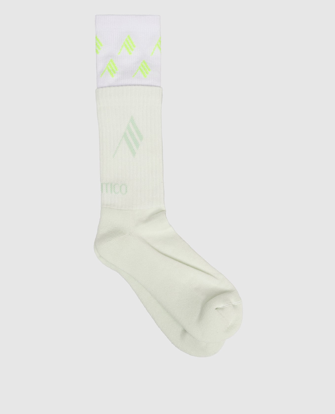 Green long socks with logo The Attico
Green long socks with logo The Attico