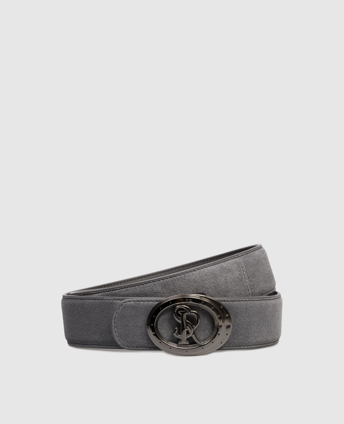 Grey suede belt with monogram logo Stefano Ricci
Grey suede belt with monogram logo Stefano Ricci