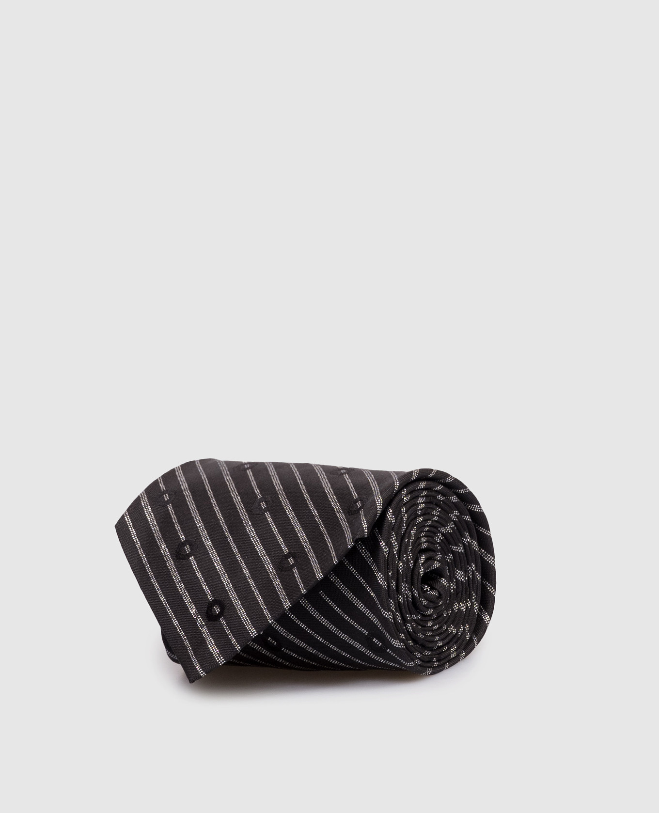 Black striped silk tie Stefano Ricci
Black striped silk tie Stefano Ricci