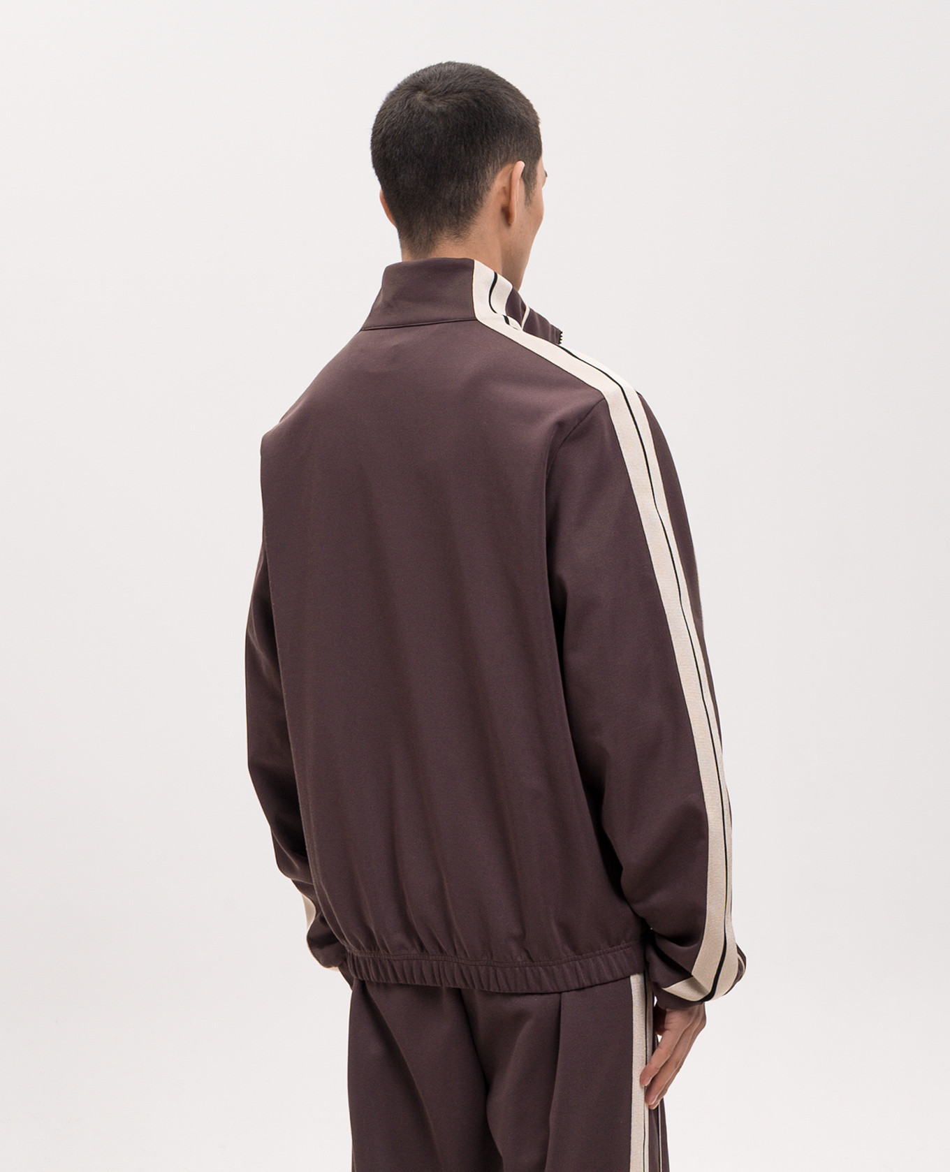 Brown sports jacket with logo print Palm Angels
Brown sports jacket with logo print Palm Angels