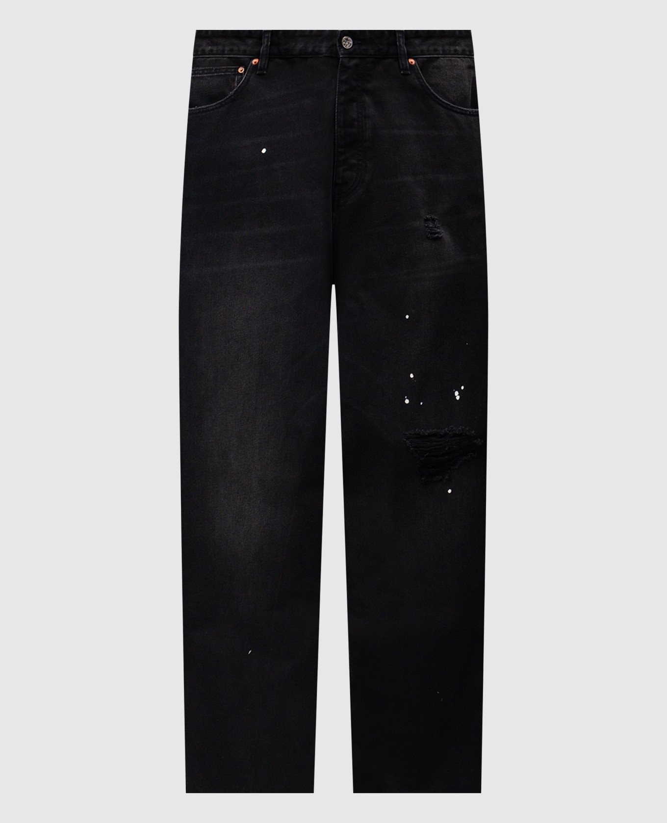 Black jeans with holes Vetements
Black jeans with holes Vetements