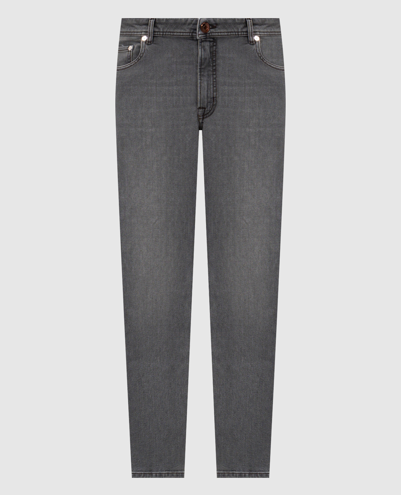 Grey jeans with logo patch Peserico
Grey jeans with logo patch Peserico