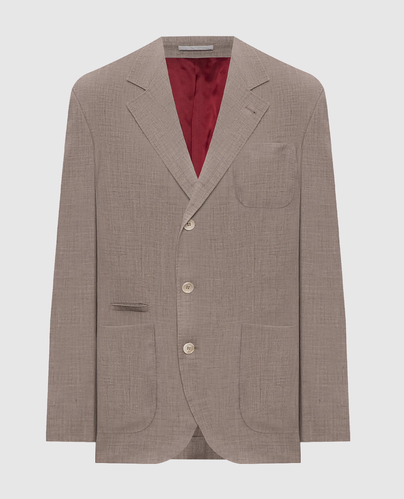 Beige blazer made of wool, silk and linen Brunello Cucinelli
Beige blazer made of wool, silk and linen Brunello Cucinelli