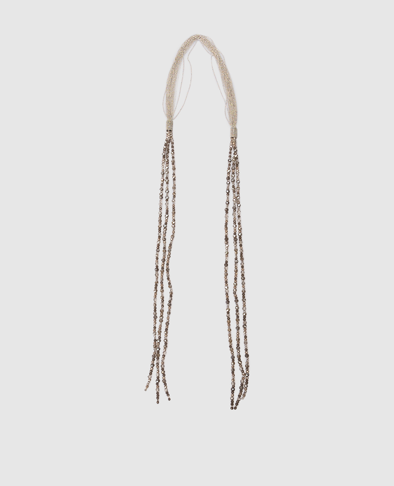 Brown necklace with monil chain Peserico
Brown necklace with monil chain Peserico