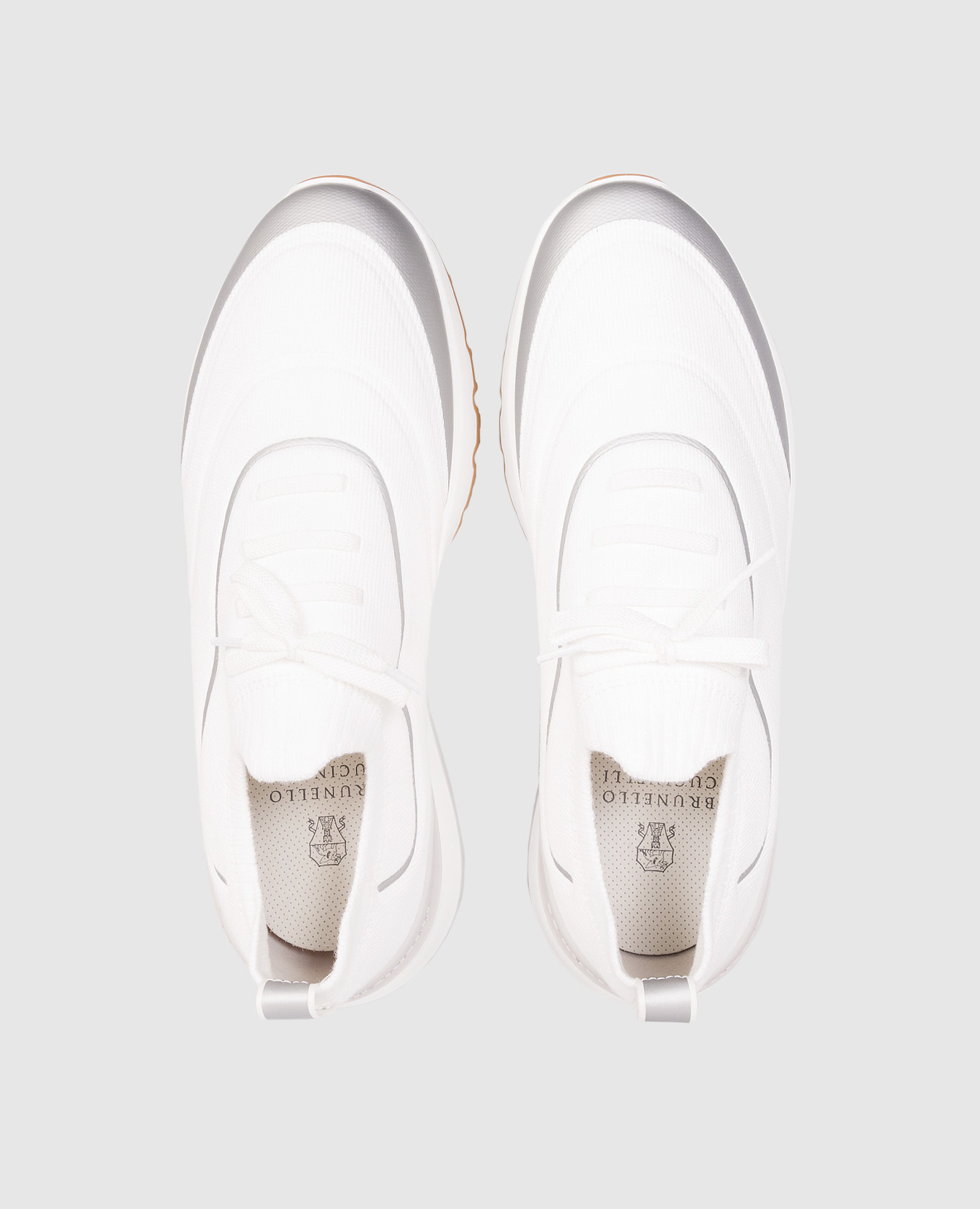 White sneakers with textured logo Brunello Cucinelli
White sneakers with textured logo Brunello Cucinelli