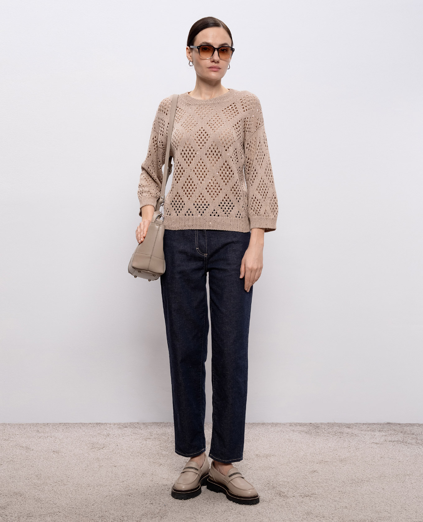 Brown sequined jumper Peserico
Brown sequined jumper Peserico