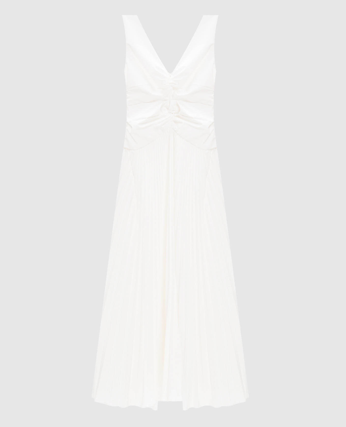 White dress with pleating Simkhai
White dress with pleating Simkhai