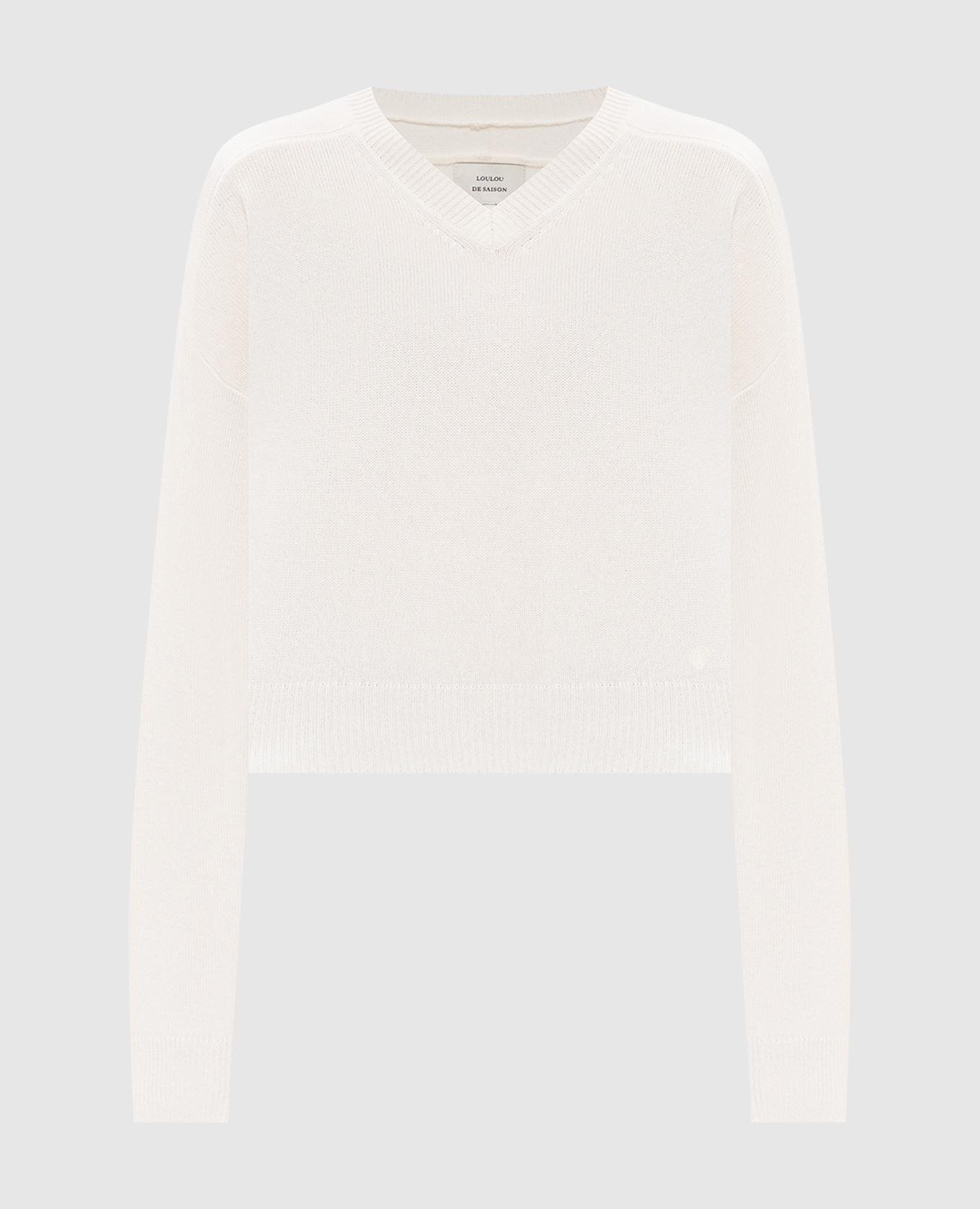 ANZOR white cashmere pullover Loulou de Saison
ANZOR white cashmere pullover Loulou de Saison