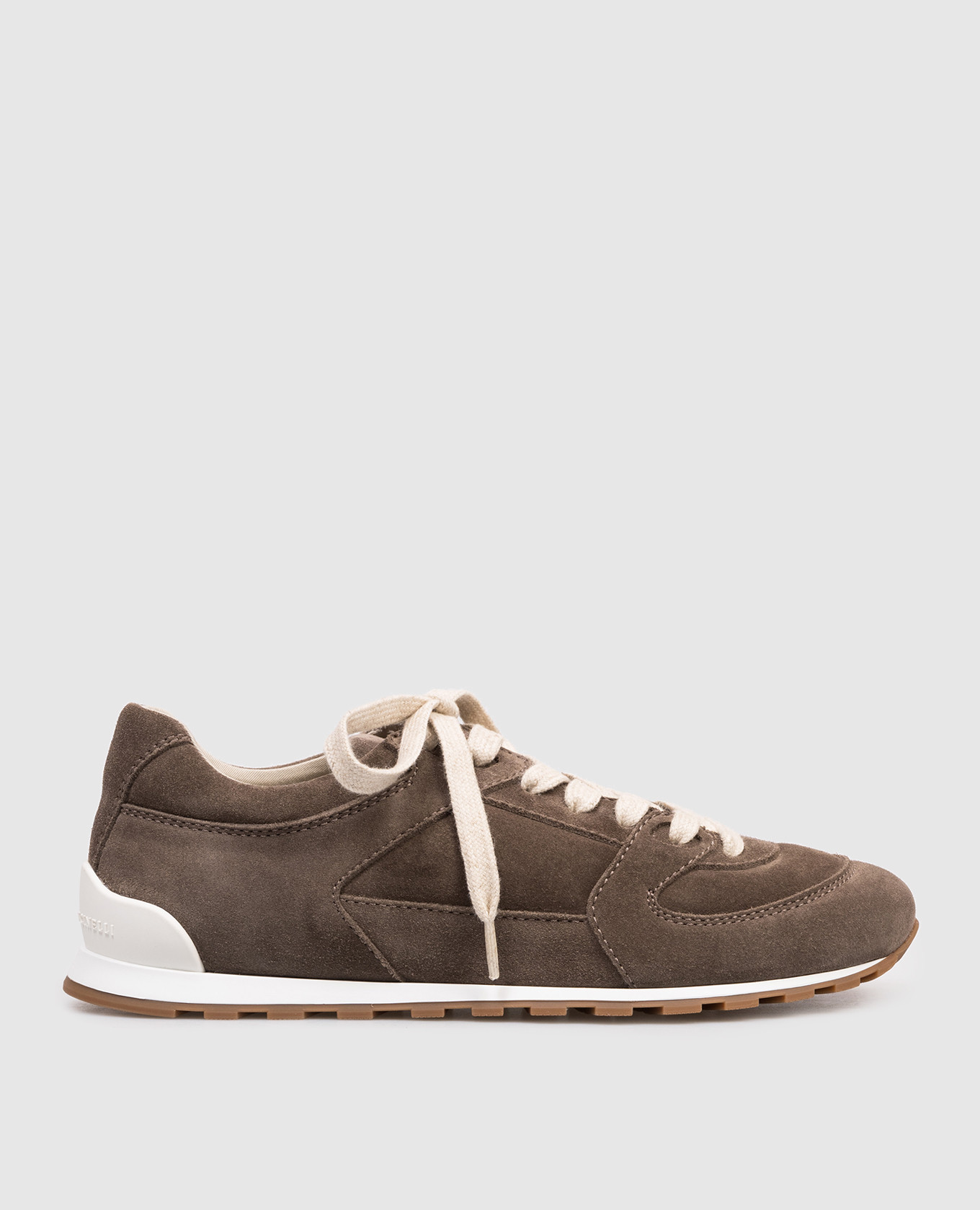 Brown suede sneakers with textured logo Brunello Cucinelli
Brown suede sneakers with textured logo Brunello Cucinelli