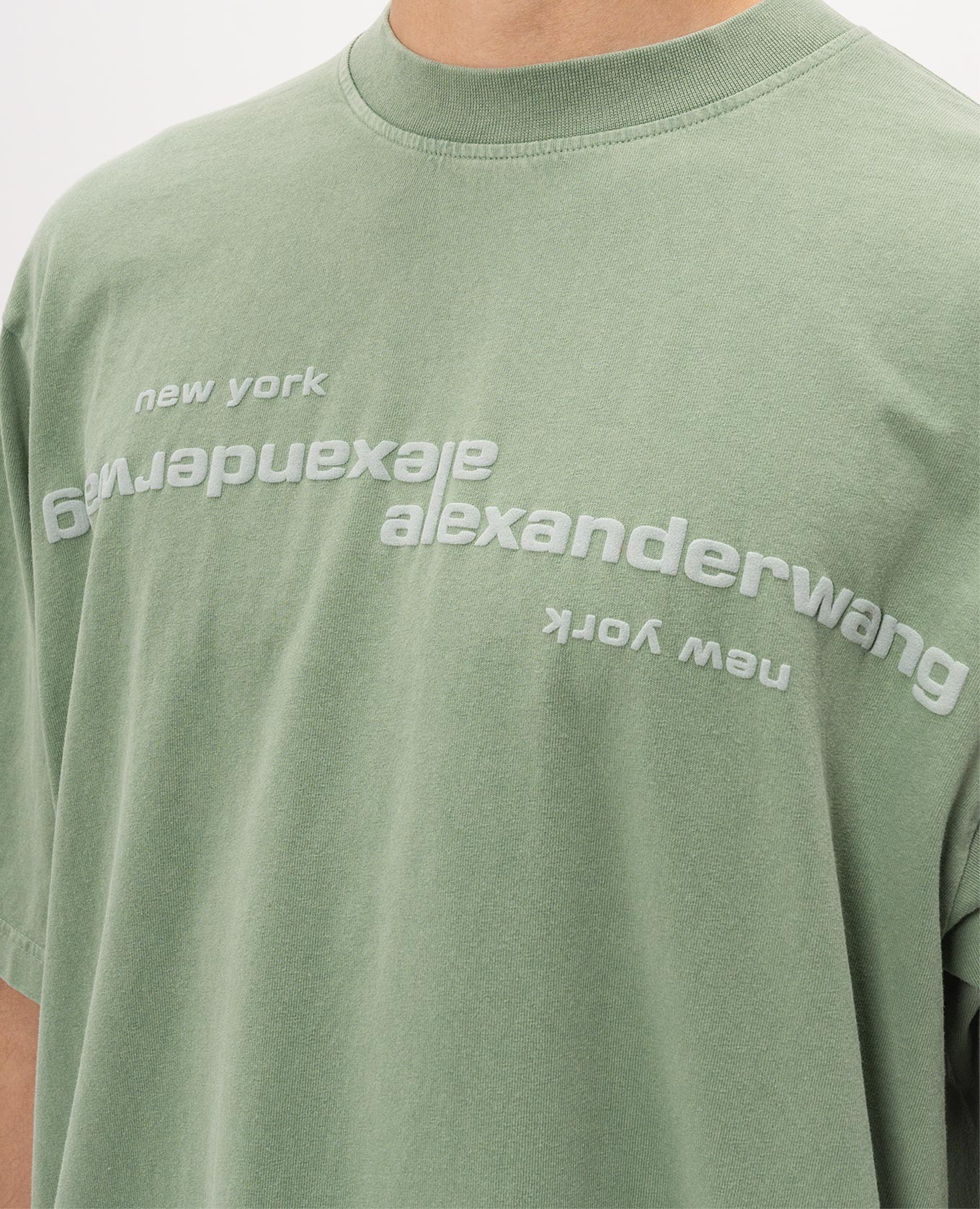 Green t-shirt with textured logo print Alexander Wang
Green t-shirt with textured logo print Alexander Wang