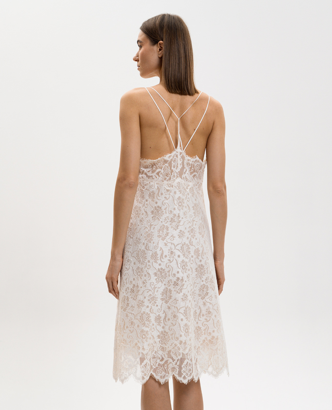 White dress with linen lace Ermanno Scervino
White dress with linen lace Ermanno Scervino
