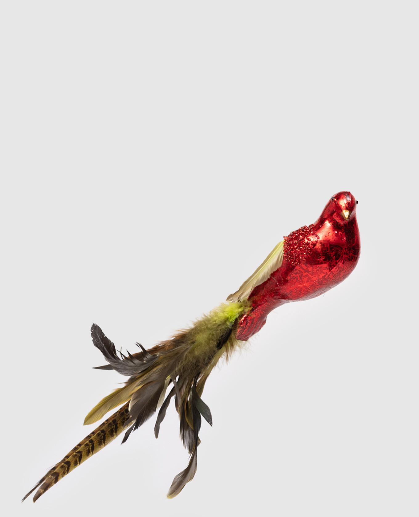 Bird Feather Tail Christmas Tree Toy Shishi, Red
Bird Feather Tail Christmas Tree Toy Shishi, Red