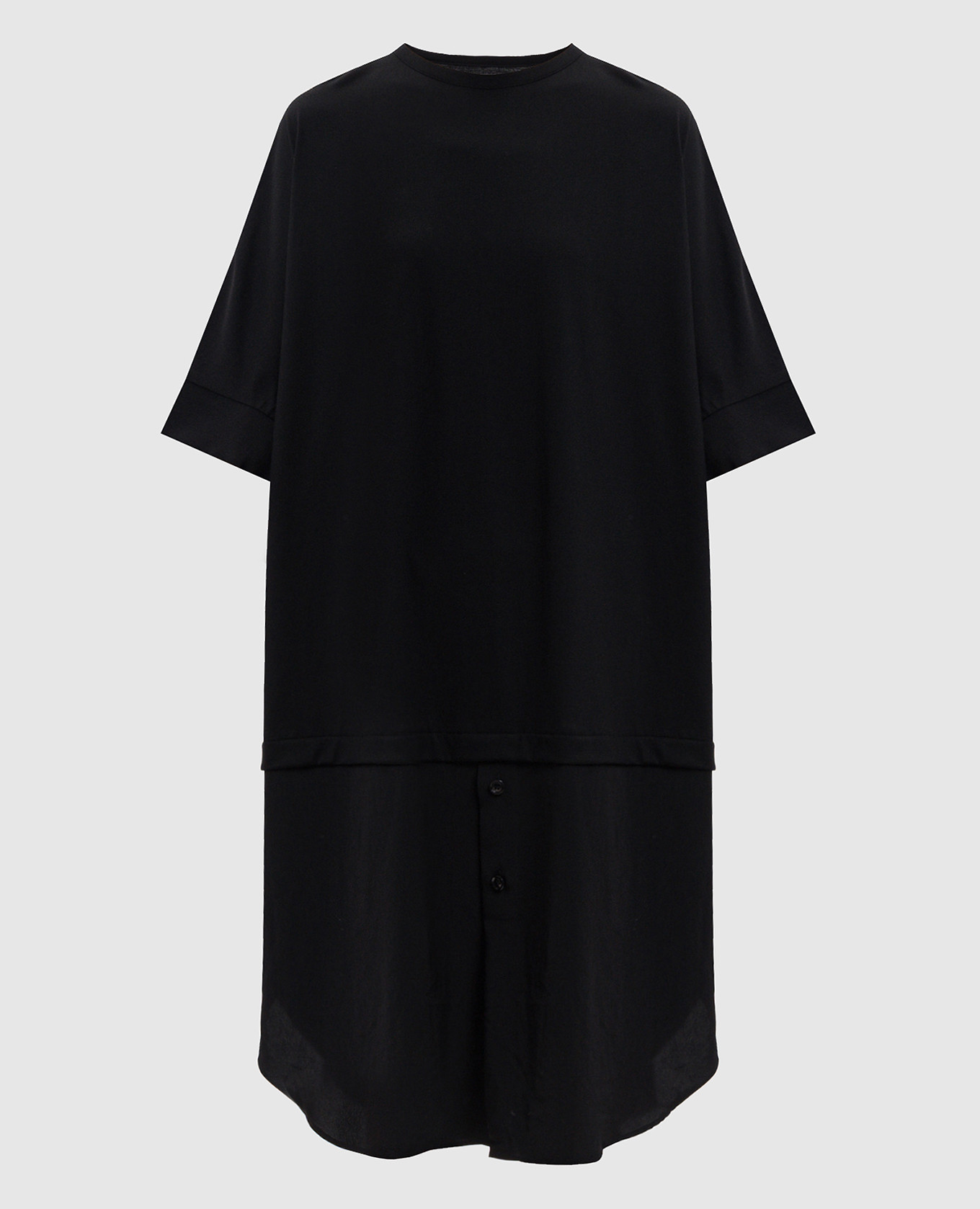 Black straight-cut dress Y`S Yamamoto
Black straight-cut dress Y`S Yamamoto