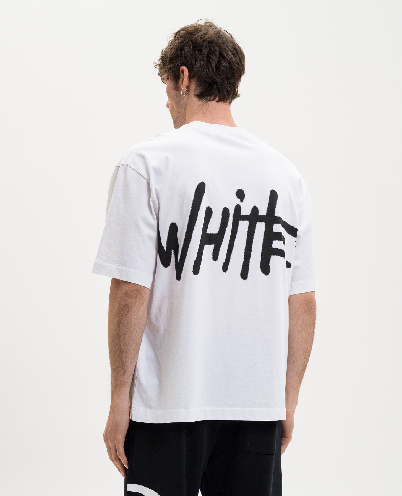 White T-shirt with Spray logo print Off-White
White T-shirt with Spray logo print Off-White