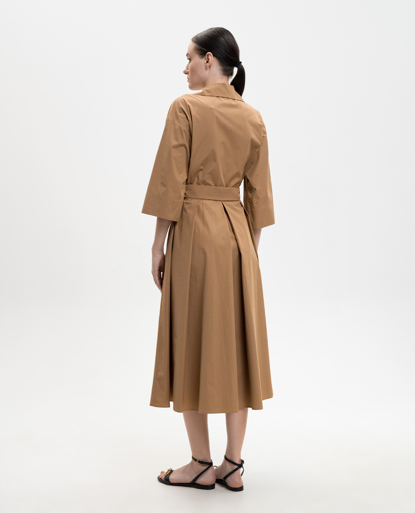Brown PADANA shirt dress with belt Max Mara Weekend
Brown PADANA shirt dress with belt Max Mara Weekend