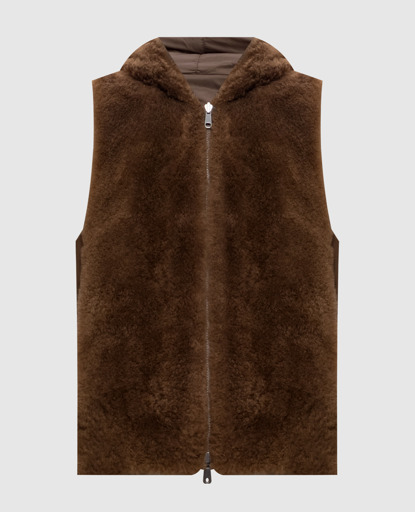 Brown reversible hooded vest Brunello Cucinelli
Brown reversible hooded vest Brunello Cucinelli