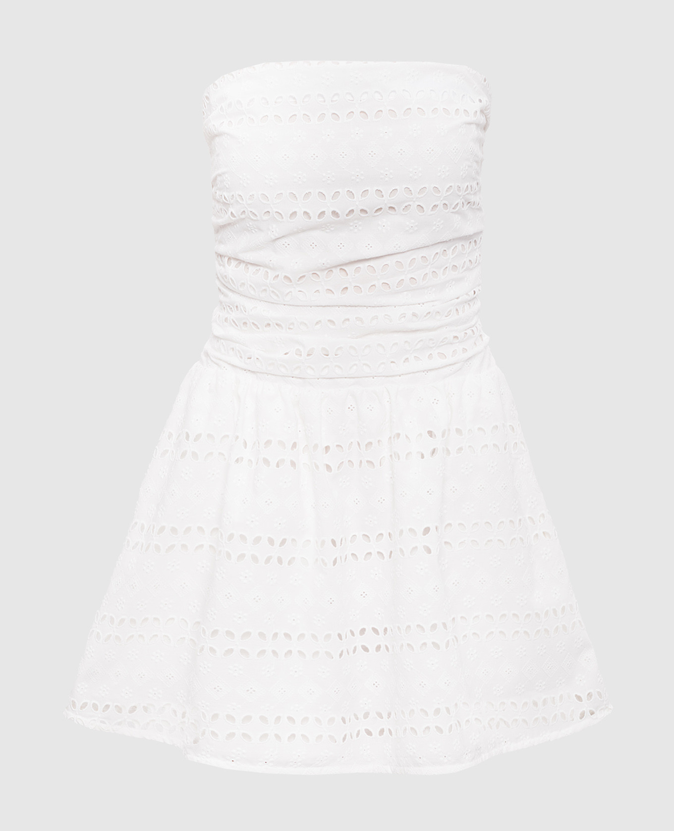 White mini dress with embroidery Faithfull
White mini dress with embroidery Faithfull
